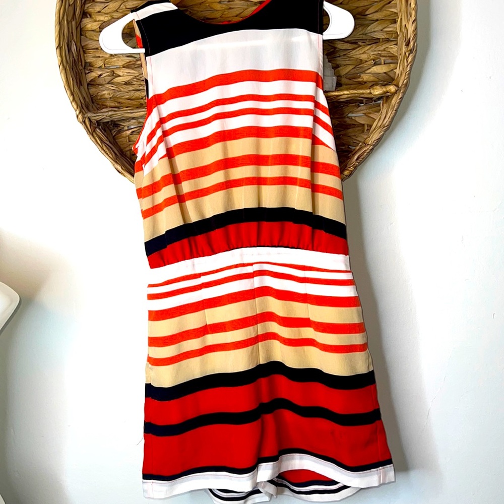Striped Dressy Romper - Size 4 Peter Som